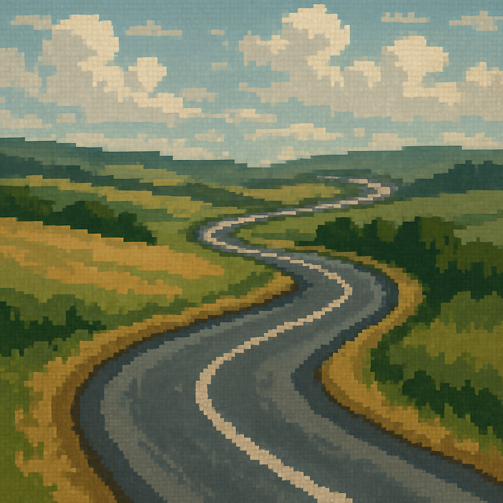 a long windy road