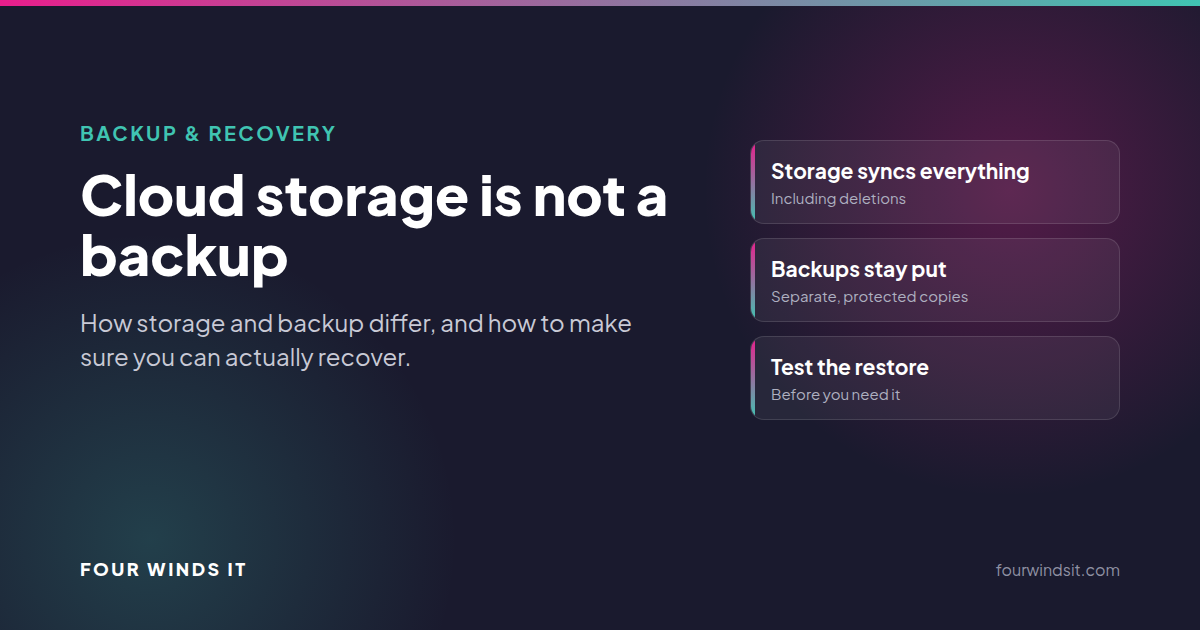 Cloud Storage vs. Cloud Backup: Know the Difference