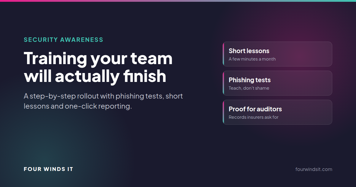 Security Awareness Training: A Step-by-Step Rollout Guide